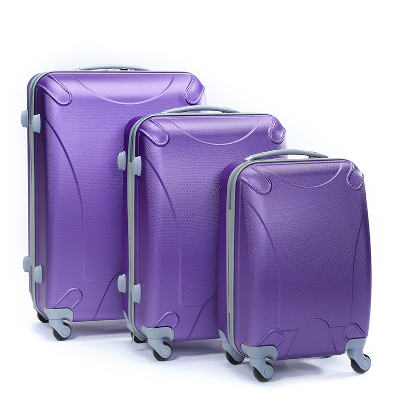 yanteng durable suitcase in purple color