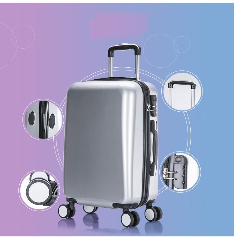 yanteng cheap suitcases with aluminium trolley