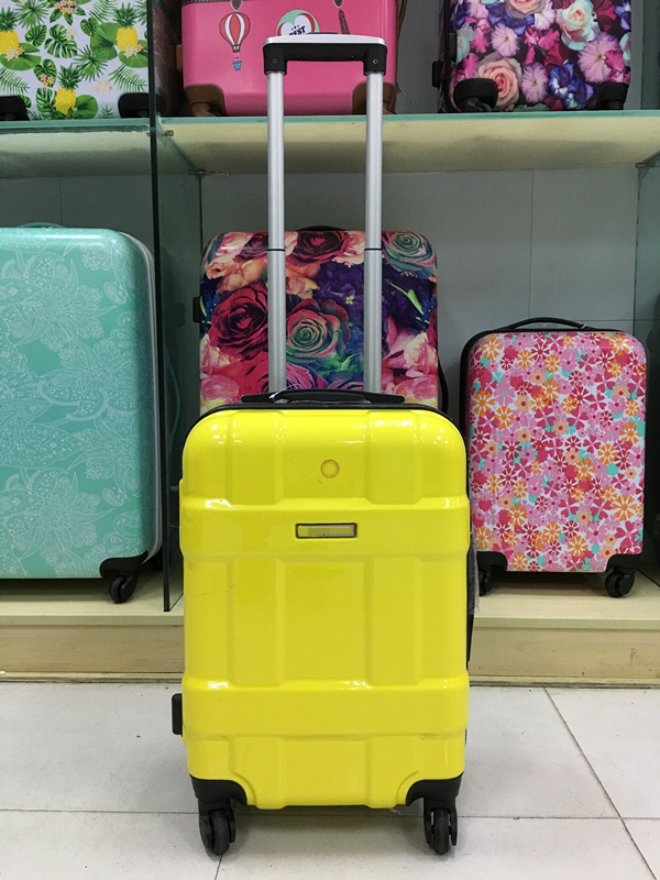 yanteng classic 20'' ABS/PC luggage in yellow color