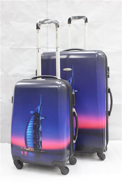 Yanteng classic light weight luggage in deep blue color