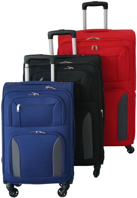 Yanteng fabric luggage set with spinner wheels 