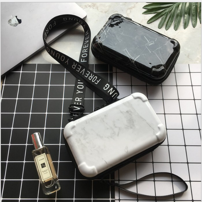 Yanteng Comestic Case Makeup Handbag Crossbody bag Mini Suitcase Purse